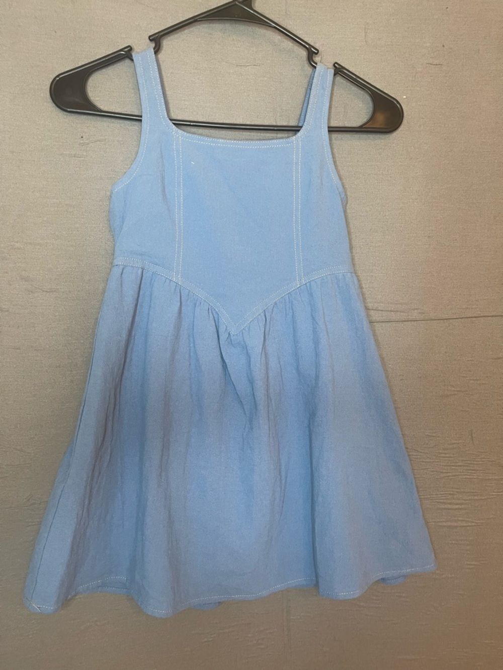 Kids Sleeveless Light Blue Sundress